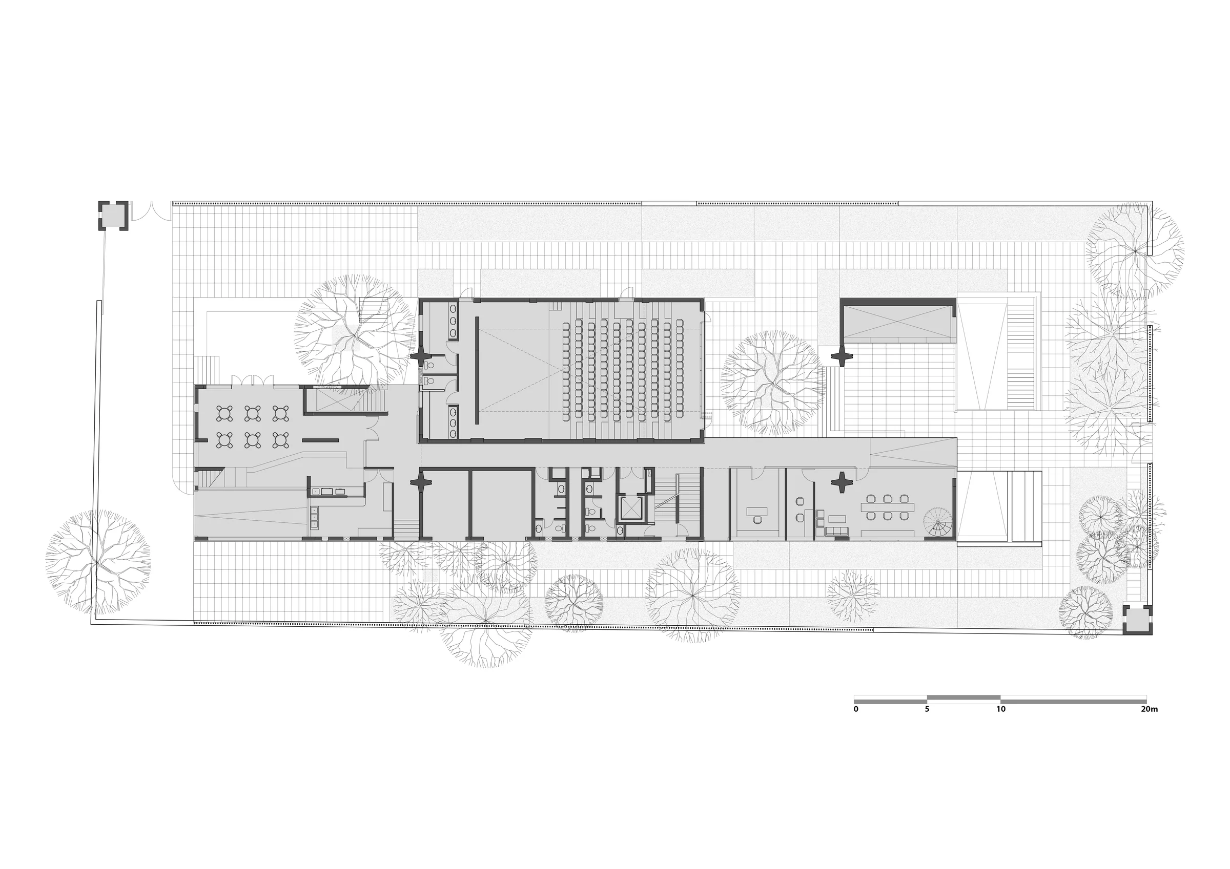 Alliance Française de Delhi — Ground Floor Plan