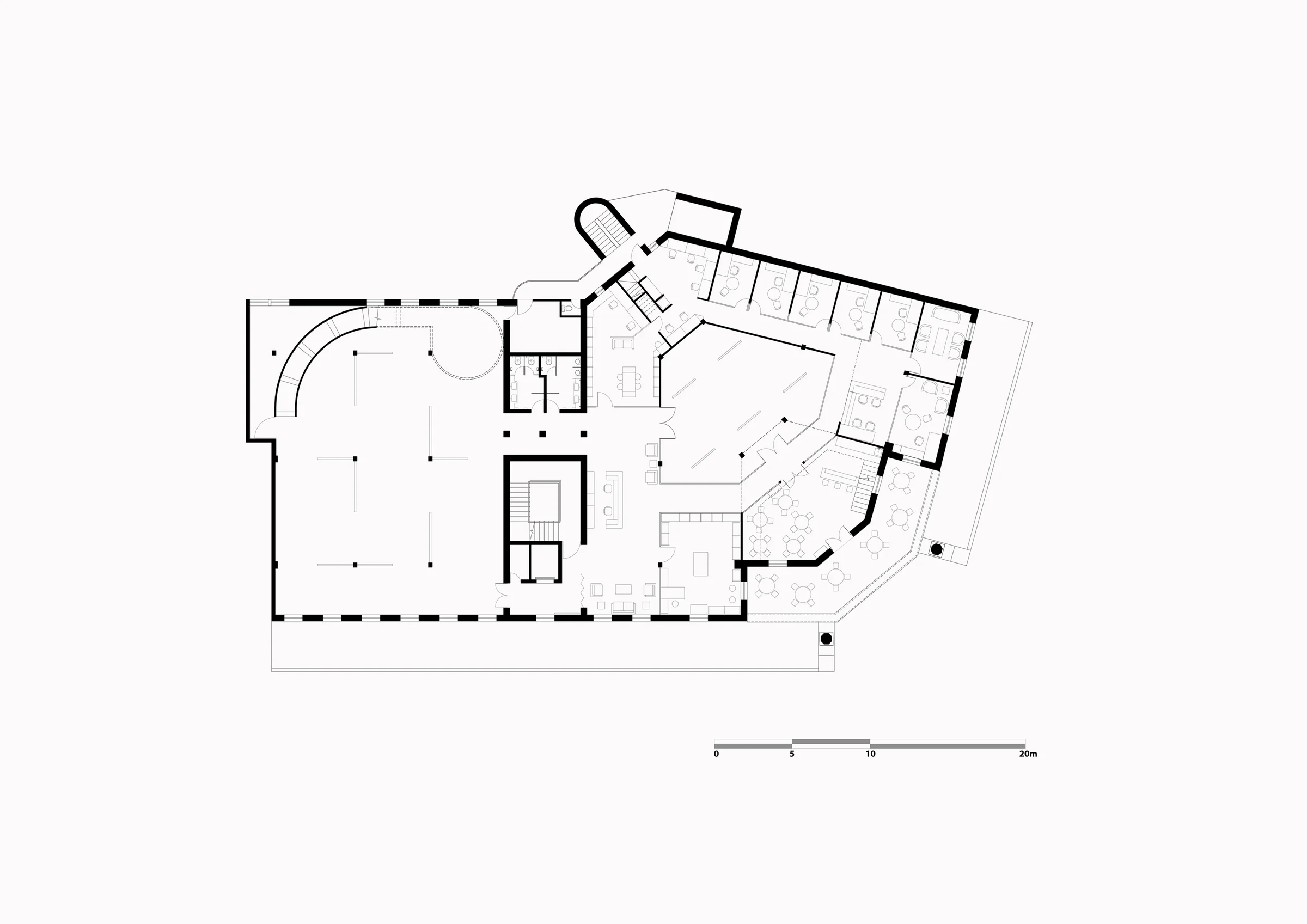 Arts-I Gallery — Gallery level floor plan