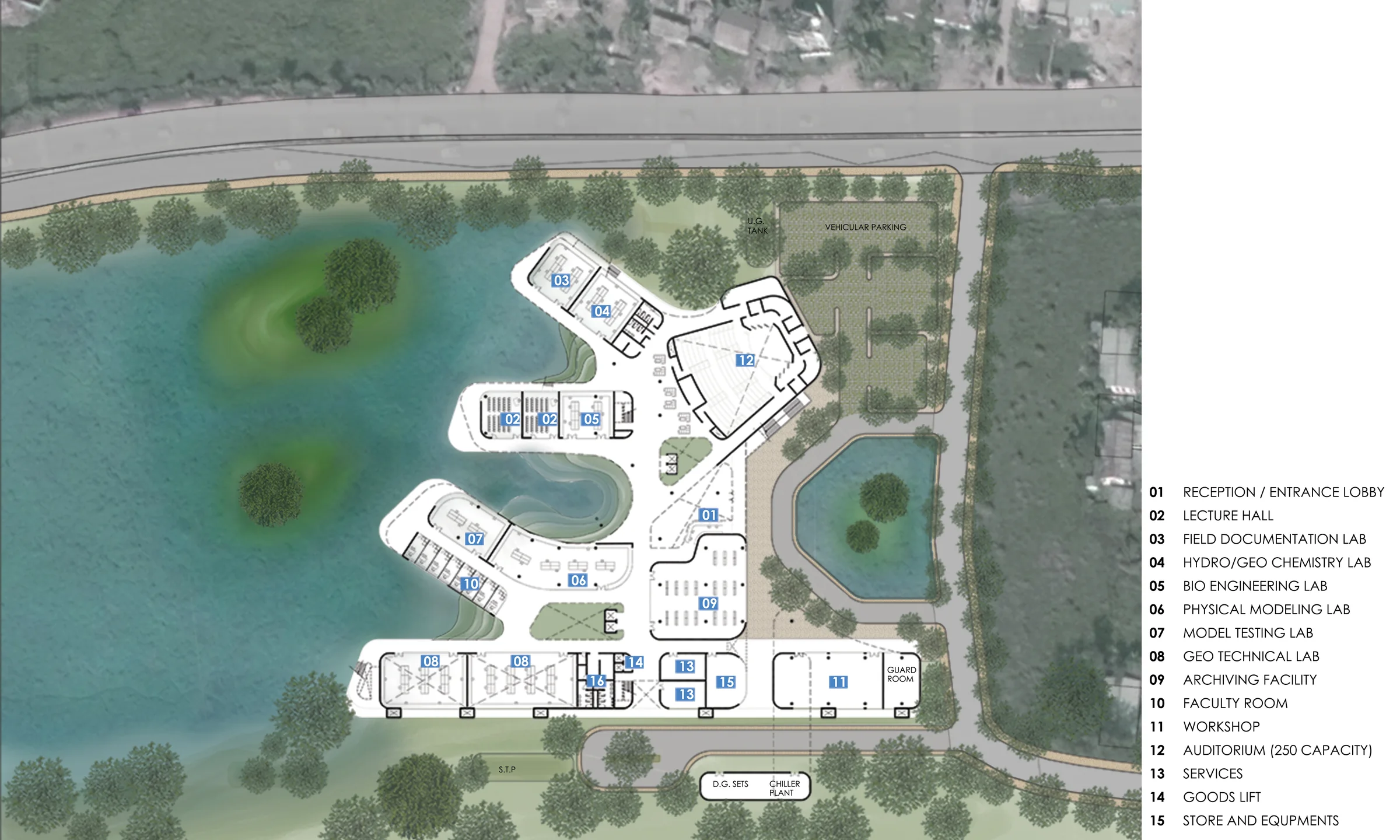 Centre for Brahmaputra Studies — Site plan