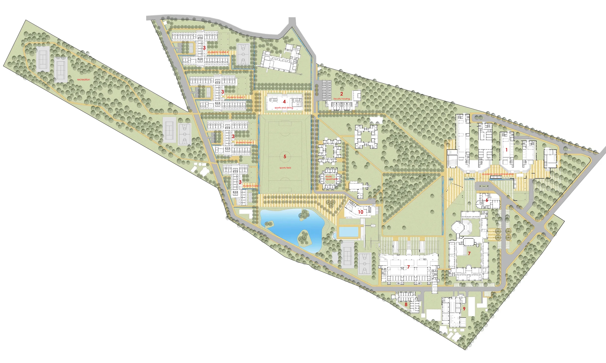 Institute for Stem Cell Biology and Regenerative Medicine — Site plan