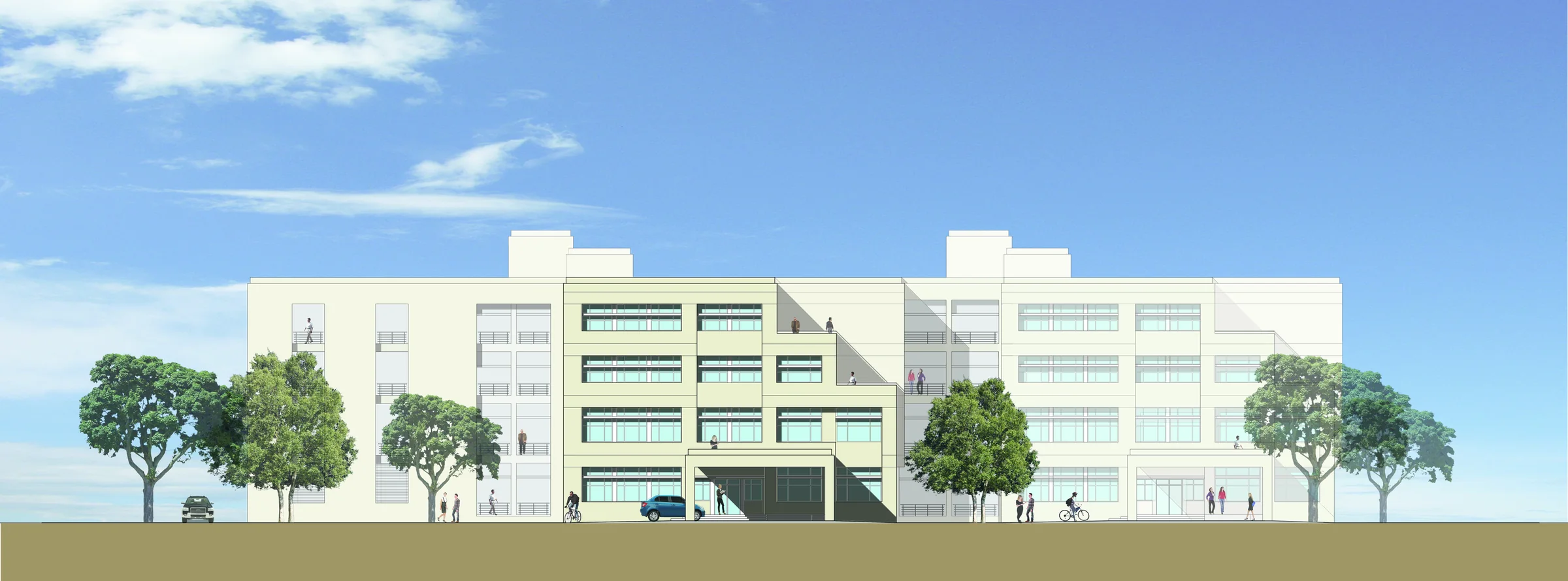 Jaypee University — East elevation