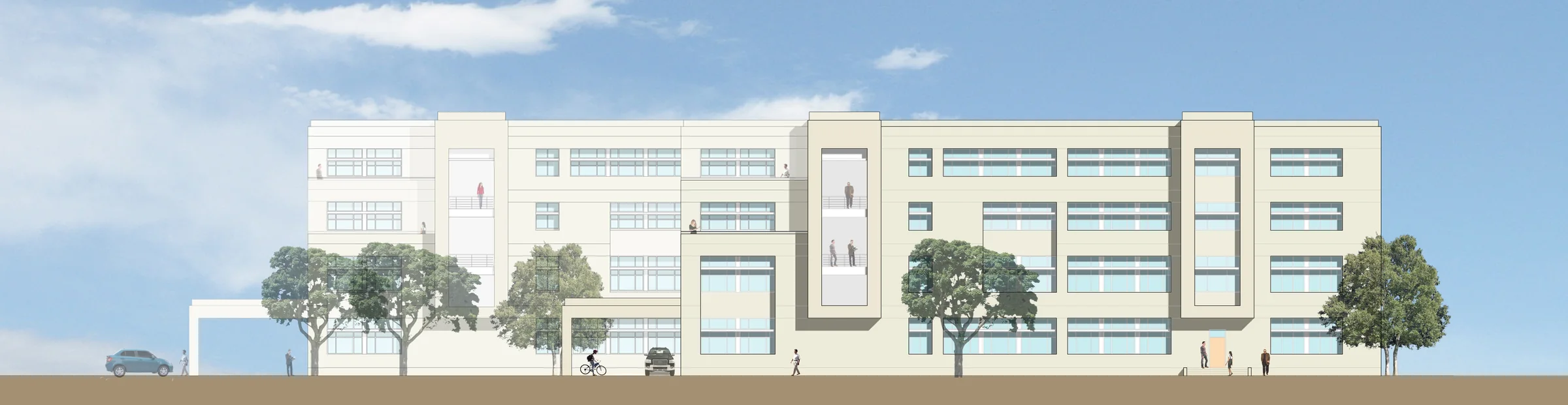 Jaypee University — North elevation