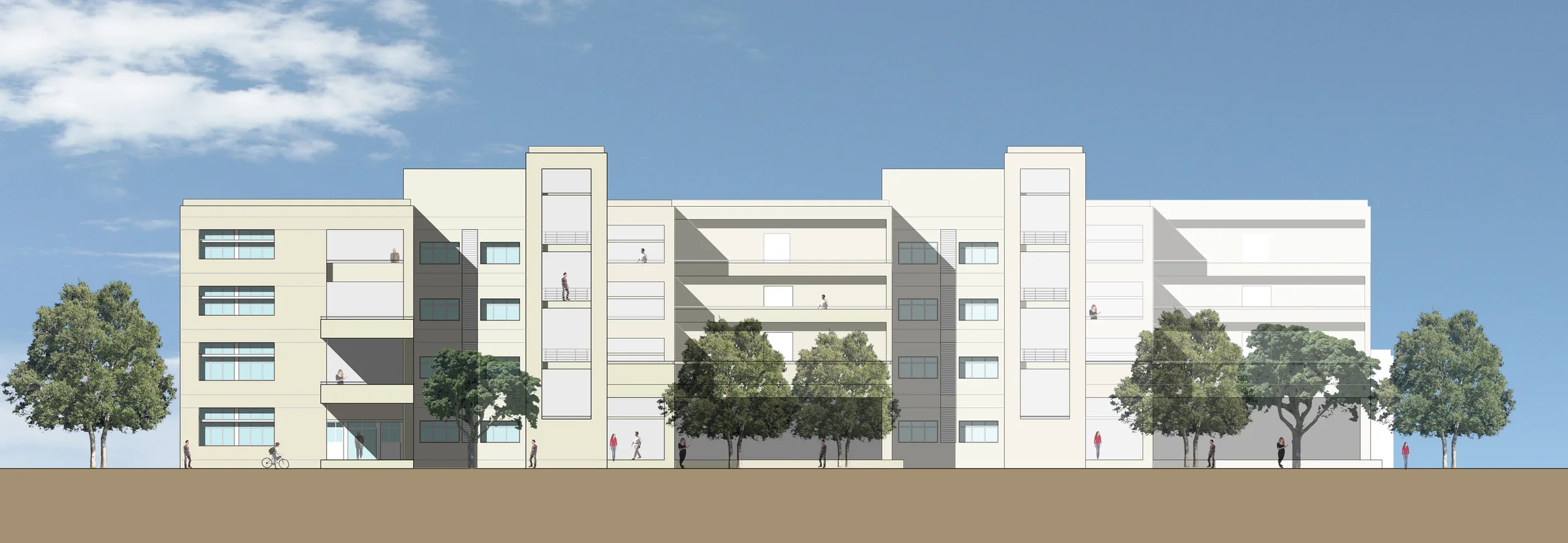 Jaypee University — West elevation