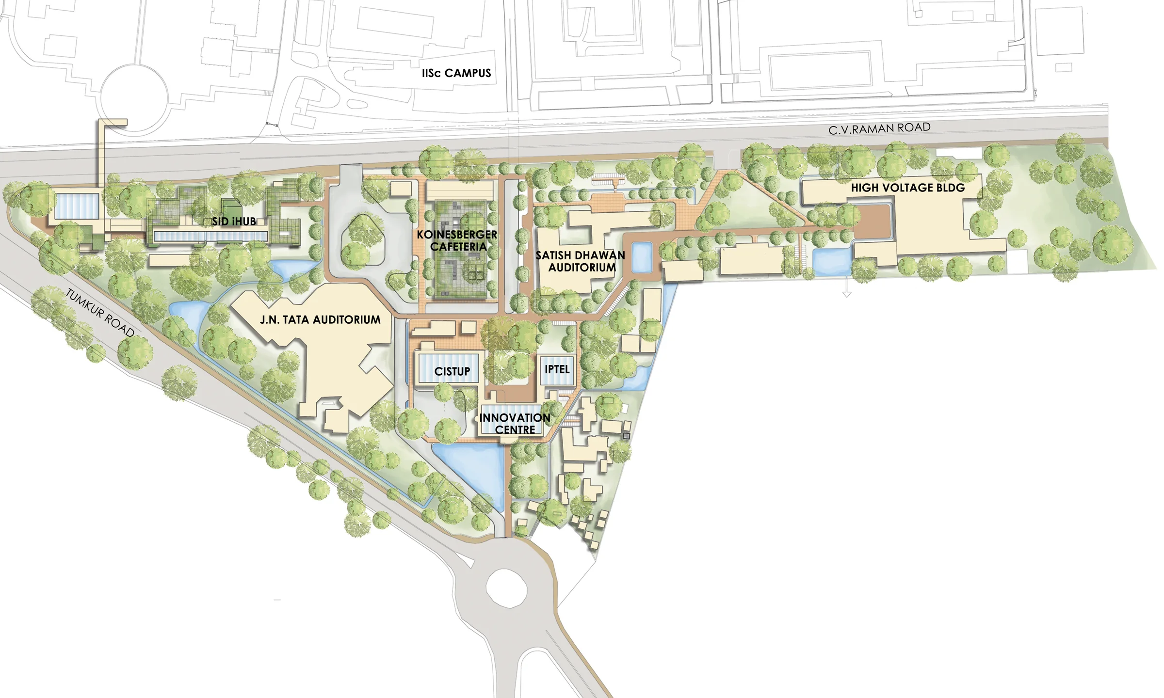 Society for Instrumentation Development, Innovation Hub — Site plan