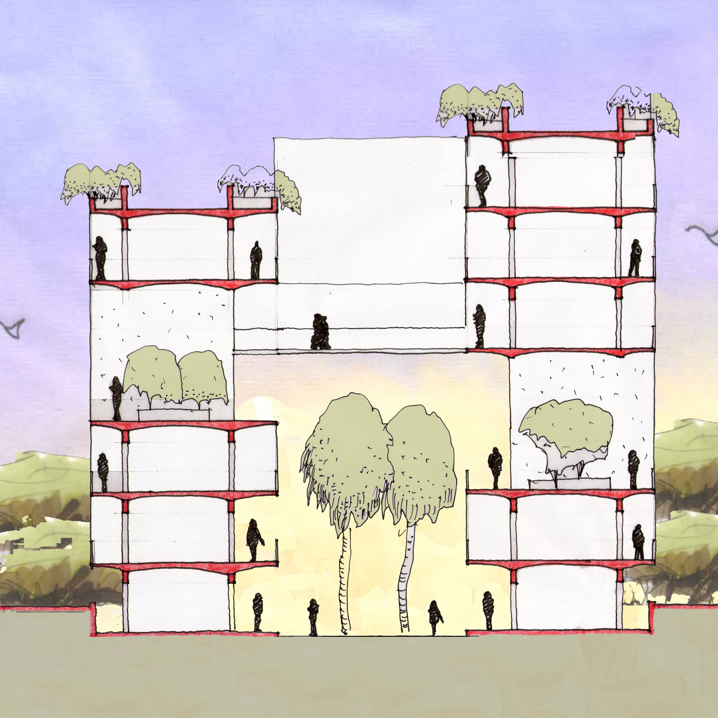 School of Planning and Architecture Campus — Housing section
