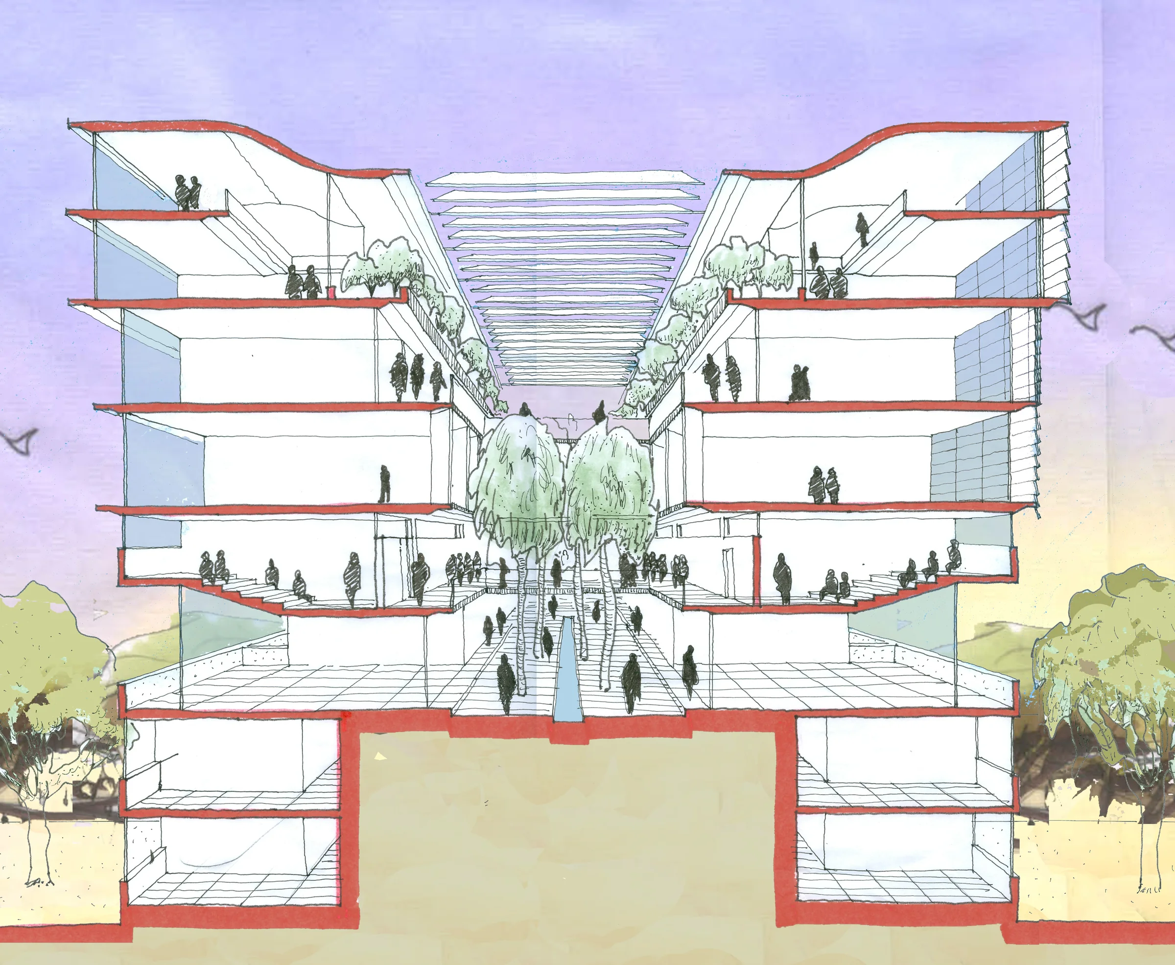 School of Planning and Architecture Campus — Typology perspective