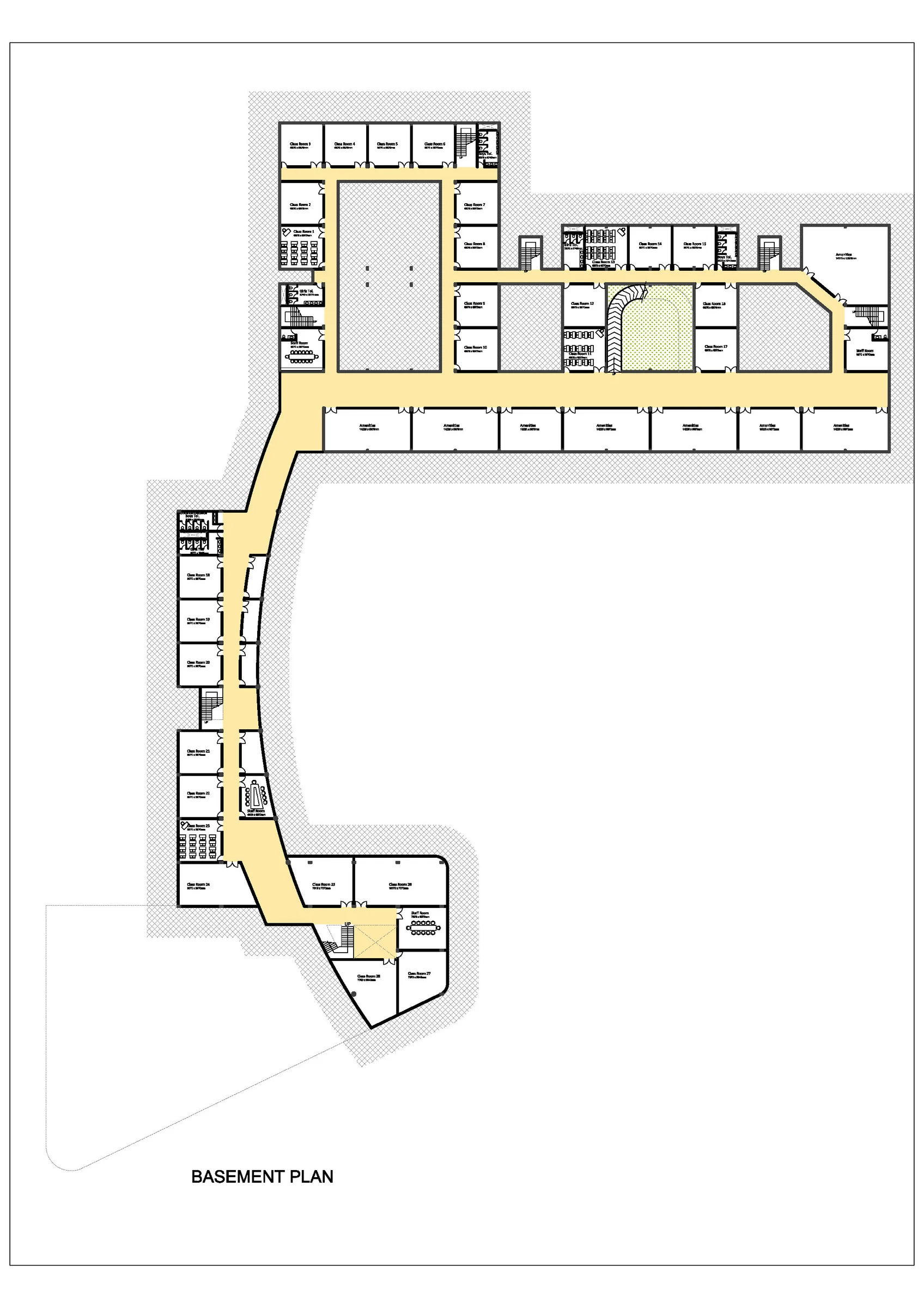 Sriram Global School — Basement plan